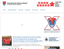 Tablet Screenshot of cnmastermadrid.es